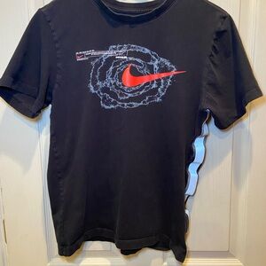 Nike Deep Space Sportswear Black w/Red Swoosh and Reflective on Side